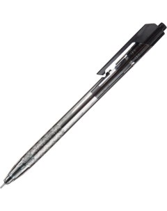 Ручка шариковая автоматическая Arrow 0 35мм черный цвет чернил 12шт Deli