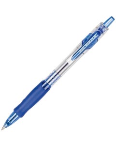 Ручка гелевая автоматическая Attache 0 5мм синий резиновая манжетка 12шт Nobrand