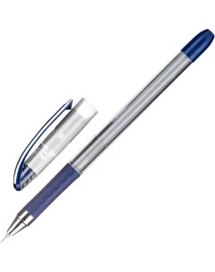 Ручка шариковая Max Flow 0 5мм синий цвет чернил масляная основа 12шт Unimax