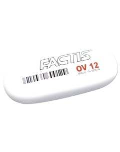 Ластик OV 12 овальный 61х28х13мм мягкий синтетический каучук 12шт CMFOV12 Factis