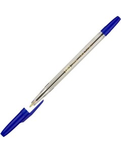 Ручка шариковая Corvet 0 7мм синий цвет чернил корпус прозрачный 50шт Attache