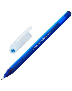Ручка шариковая Buro 0 8мм синий цвет чернил 50шт Pensan