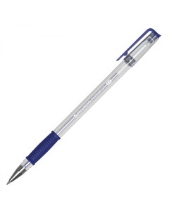 Ручка шариковая Patriot GT корпус прозрачный 0 35мм синий цвет чернил 12шт Brauberg