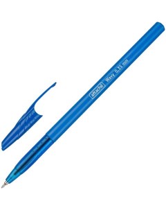 Ручка шариковая Wavy 0 35мм синий цвет чернил Attache