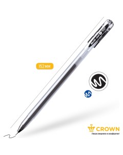 Ручка гелевая Multi Jell 0 2мм черный игольчатый наконечник 12шт MTJ 500 Crown