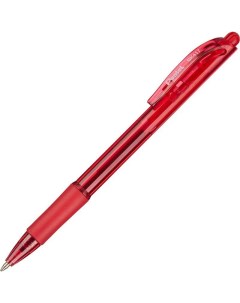 Ручка шариковая автоматическая Fine Line 0 27мм красный цвет чернил 12шт Pentel