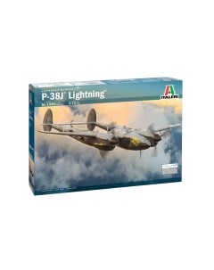Сборная модель 1 72 Самолёт P 38J Lightning 1446 Italeri
