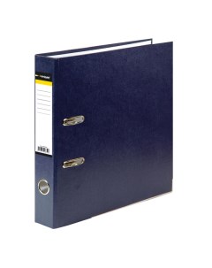 Папка регистратор А4 синий картон 55 мм метал окант Informat
