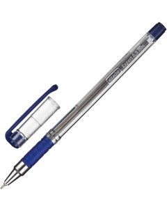 Ручка шариковая Expert 0 7мм синий цвет чернил масляная основа 12шт Attache