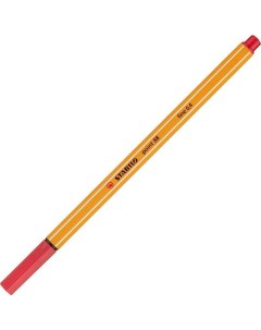 Ручка капиллярная Point 88 0 4мм темно красная 10шт 88 50 Stabilo