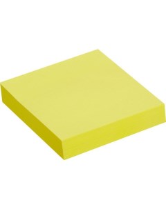 Стикеры самоклеящийся блок Economy 51x51мм желтый 100 листов 12 уп Attache