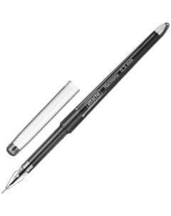Ручка гелевая Harmony 0 3мм черный игольчатый наконечник 12шт Attache