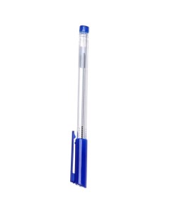 Ручка шариковая 1 0 мм стержень синий корпус прозрачный треугольный колпачок синий 100 Calligrata