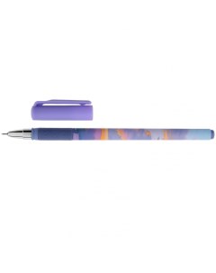 Ручка гелевая Fluffy Sky Slim Soft Grip 0 5мм черный прорезин корпус 24шт Lorex