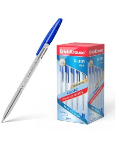 Ручка шариковая Erich Krause R 301 Classic 0 5мм синий цвет чернил 50шт 22029 Erich krause