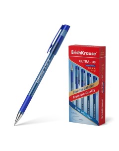 Ручка шариковая ULTRA 30 Original узел 0 7 мм чернила синие длина письма 10 Erich krause