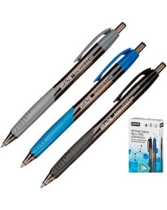 Ручка шариковая автоматическая Selection Genious 0 5мм синий цвет чернил 12шт Attache