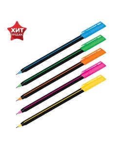 Ручка шариковая Stick Soft Touch узел 0 7 мм стержень синий 50 шт Luxor