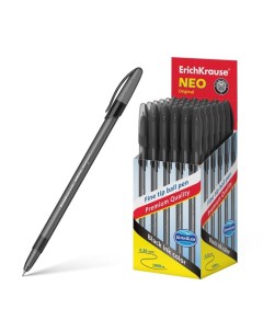 Ручка шариковая Neo Original игольчатый узел 0 7 мм чернила чёрные 50 шт Erich krause