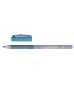 Ручка гелевая Fluffy Sky Slim Soft Grip 0 5мм синий прорезин корпус 24шт Lorex