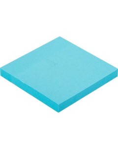 Стикеры самоклеящийся блок Selection 76x76мм голубой неон 100 листов 12 уп Attache