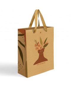 Пакет подарочный большой Gift Bag BRIGHTEN UP 26х32х12см 12шт Lorex