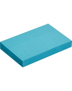 Стикеры самоклеящийся блок Economy 76x51мм синий 100 листов 12 уп Attache
