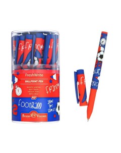 Ручка шариковая Футбол Чемпионы Франция 0 7 мм синие чернила 2 шт Freshwrite