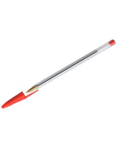 Ручка шариковая 253342 красная 0 7 мм 50 штук Officespace