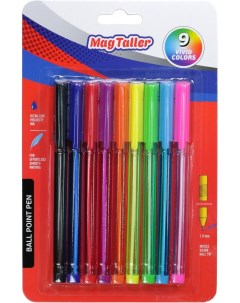 Набор ручек шариковых Special 200059 разноцветные 0 8 мм 9 шт Mag taller