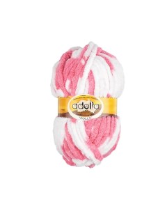 Пряжа Dolly 16 бело розовый Adelia
