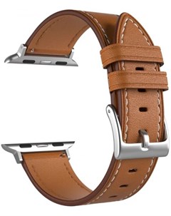Ремешок на руку NEMBUS LWA 41 44 BR кожаный для Apple Watch 42 44 45 mm brown Lyambda