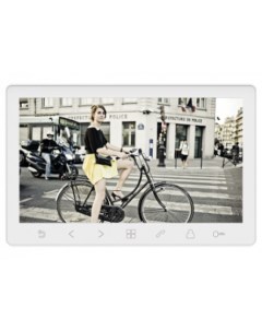 Видеодомофон Sherlock White HD SE цветной с поддержкой форматов AHD TVI CVI 1080р 720p или CVBS PAL  Tantos