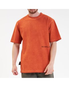 Оранжевая варёная футболка Scandalis