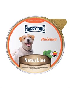 NaturLine консервы для собак паштет Ягненок с печенью сердцем и рисом 125 г Happy dog
