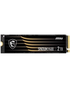 SSD накопитель SPATIUM M480 PRO PCIE 4 0 NVME M 2 2TB Msi