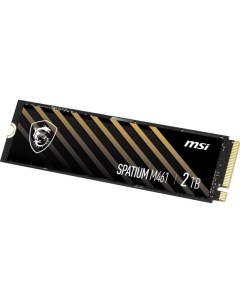 SSD накопитель SPATIUM M461 PCIE 4 0 NVME M 2 2TB Msi