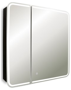 Зеркальный шкаф Alliance BLACK 800 800 LED 00002611 Silver mirrors