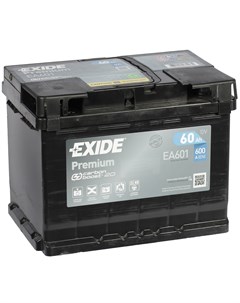 Автомобильный аккумулятор Premium 60 Ач прямая полярность L2 Exide