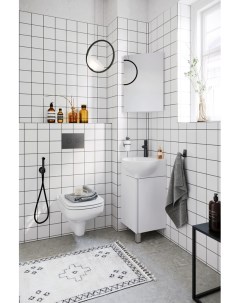 Мебель для ванной комнаты Porto 50 см белая Aqwella