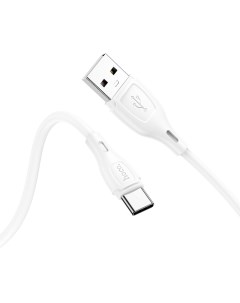 Кабель USB Type C USB 3A 1м белый Ultimate X61 6931474747853 Hoco