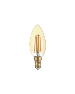 Лампа светодиодная E14 свеча C35 11Вт 2400K теплый свет 1045лм филаментная Filament TH B2116 Thomson