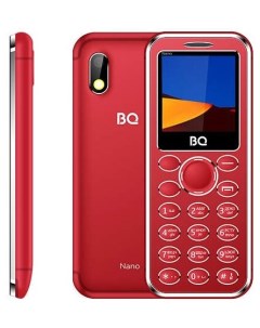 Мобильный телефон 1411 Nano 1 44 TN 32Mb RAM 32Mb 2 Sim 460 мА ч micro USB красный Bq