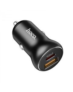 Автомобильное зарядное устройство NZ5 USB 1xUSB Type C 1А 30 Вт QC PD черный 900460 Hoco