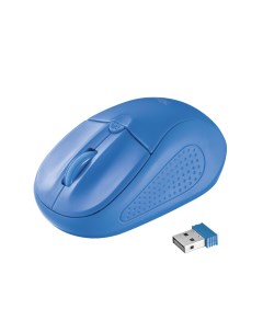Мышь беспроводная Primo 1600dpi оптическая светодиодная USB синий 20786 Trust