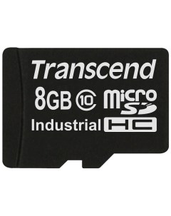 Карта памяти промышленная 8Gb microSDHC Industrial Class 10 TS8GUSDC10I Transcend