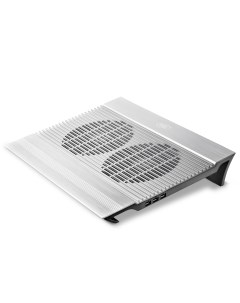 Охлаждающая подставка для ноутбука 17 N8 вентилятор 140 4xUSB металл серебристый Deepcool