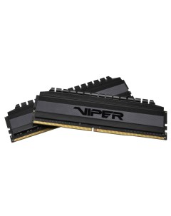 Комплект памяти DDR4 DIMM 32Gb 2x16Gb 3600MHz CL18 1 35 В Viper 4 Blackout PVB432G360C8K Patriot memory