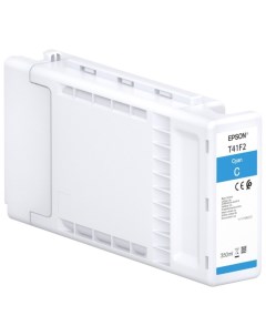 Картридж струйный Epson T41F2 (C13T41F240), голубой, оригинальный, объем 350 мл для Epson SureColor SC-T3400/SC-T3400N/SC-T3405/SC-T3405N/SC-T5400/SC-T5400M/SC-T5405