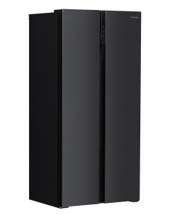 Холодильник CS4505F черный Hyundai